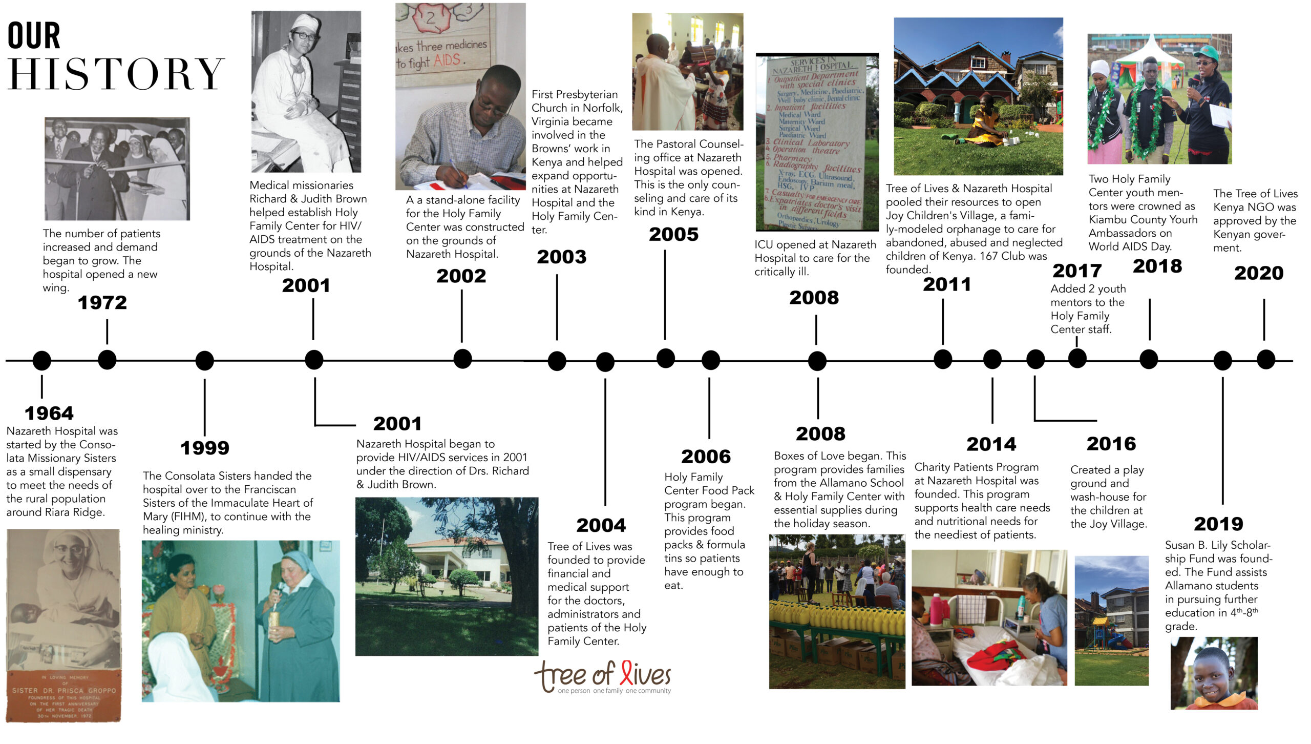 Updated annual report with timeline wide for website